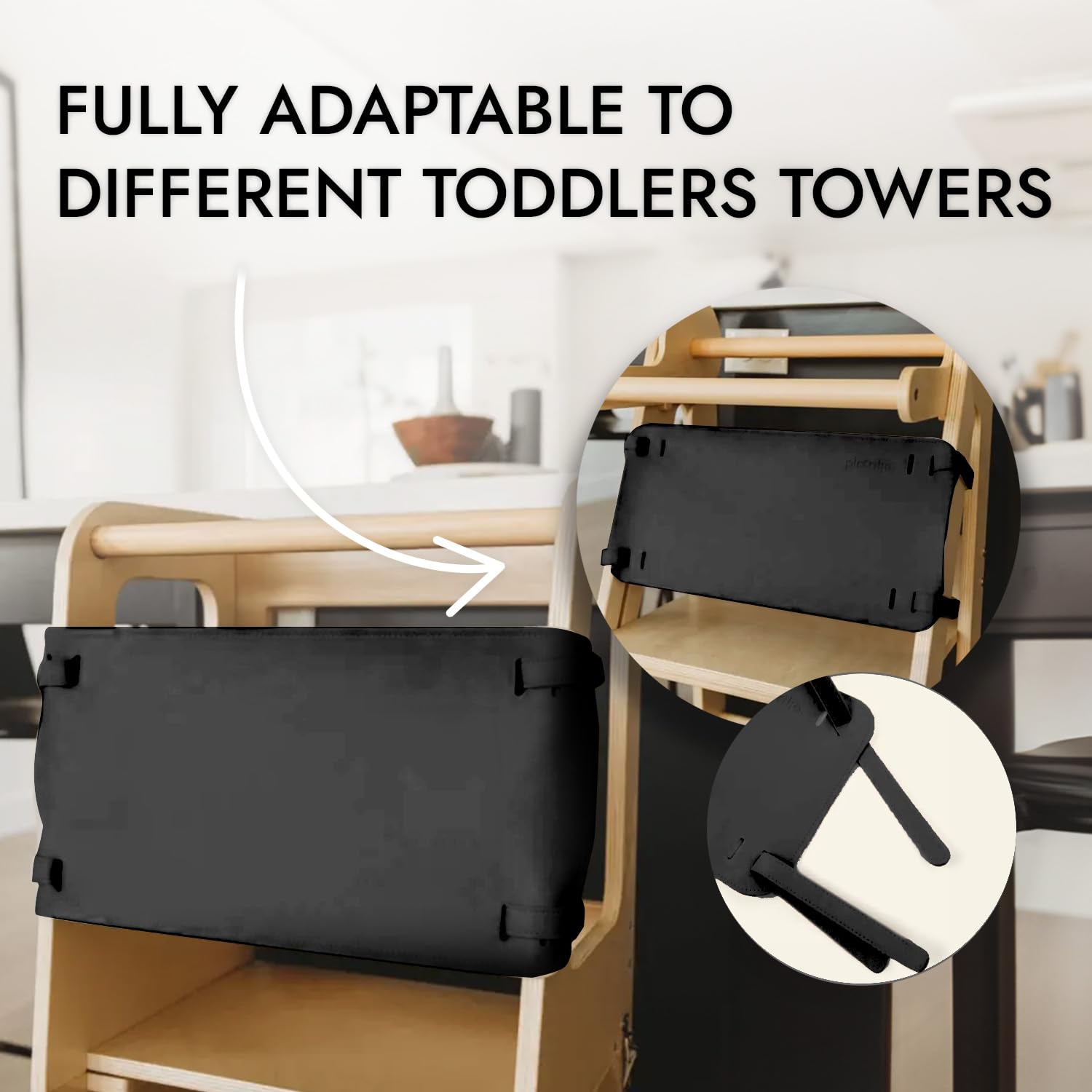 OLYMPE STORE heavy-duty buckles secure the net without tools.