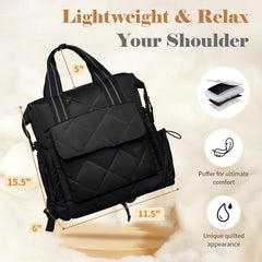 Omanmoli diaper bag 11-pocket layout keeps baby essentials neatly organized