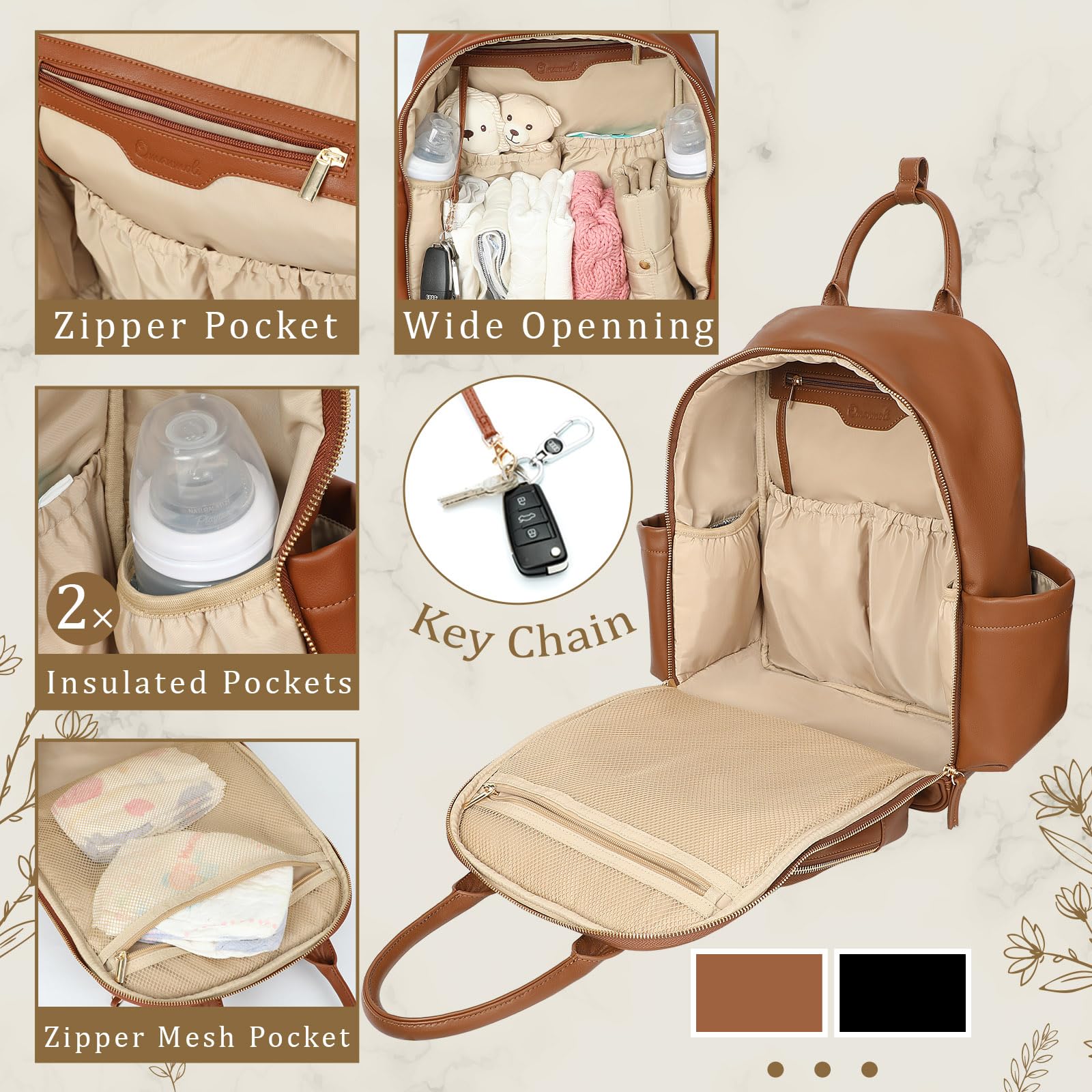 Omanmoli changing pad included for comfortable diaper changes anywhere