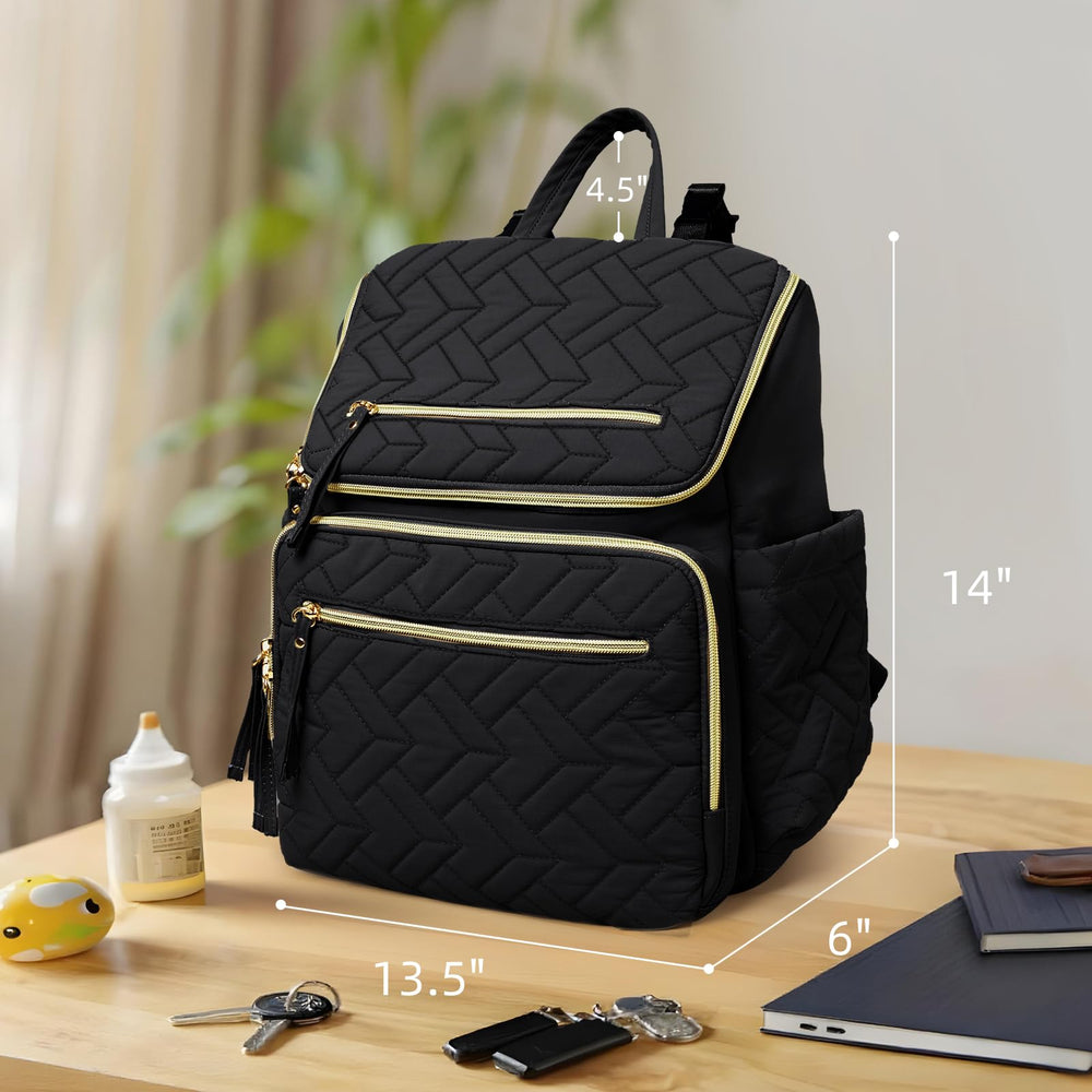 Omanmoli diaper bag backpack insulated pockets keeping baby food at safe temperatures
