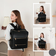 Omanmoli diaper bag backpack insulated pocket keeps bottles warm or cool on outings.