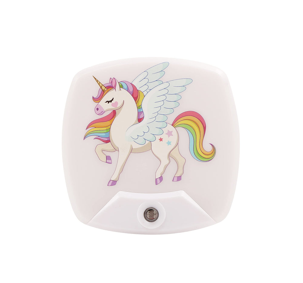 Omeet unicorn night light plug-in provides gentle kid-friendly illumination