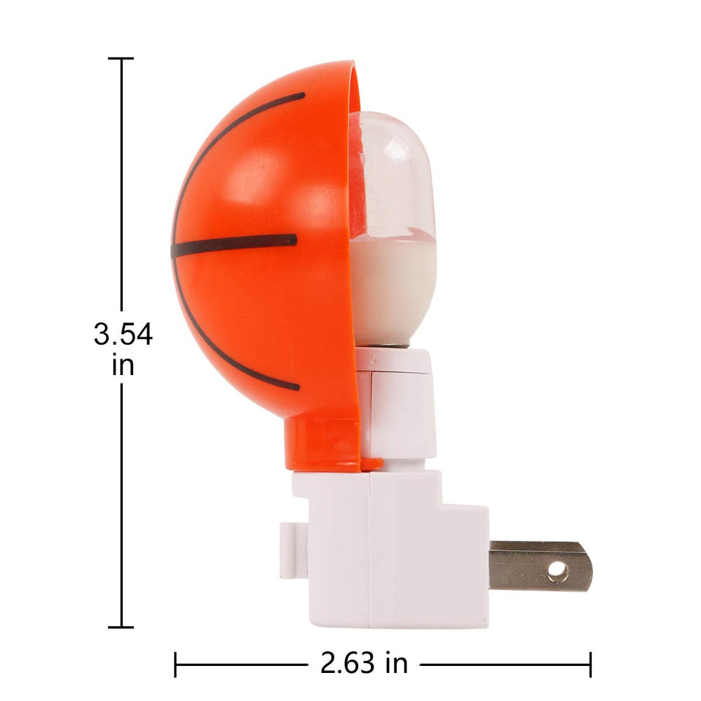 Omeet warm white LED night light with four LEDs delivers gentle illumination.