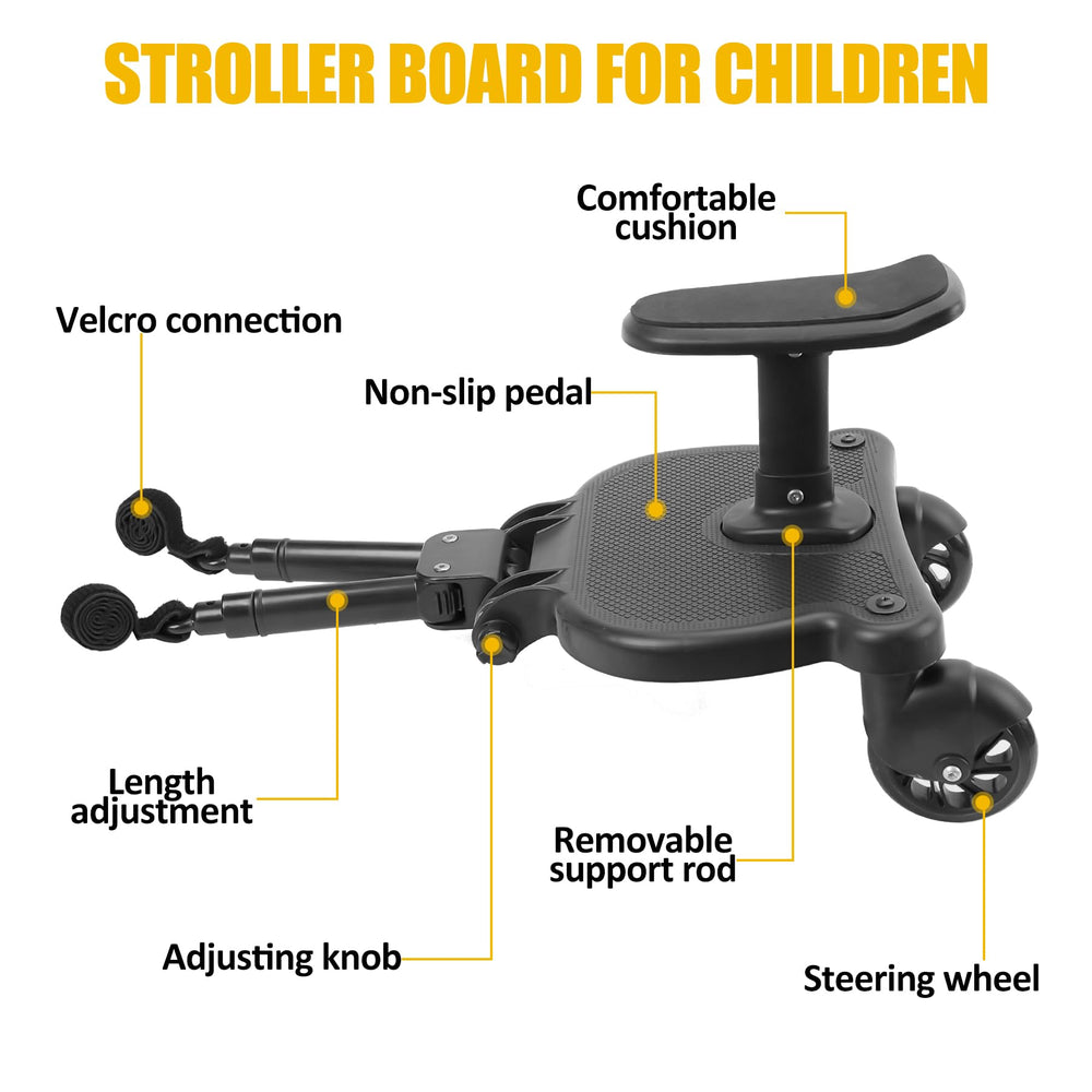 OmegaGym board supports up to 55 pounds for ages 2 to 5