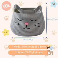 OMERAI foldable-storage basket shown compact when not in use