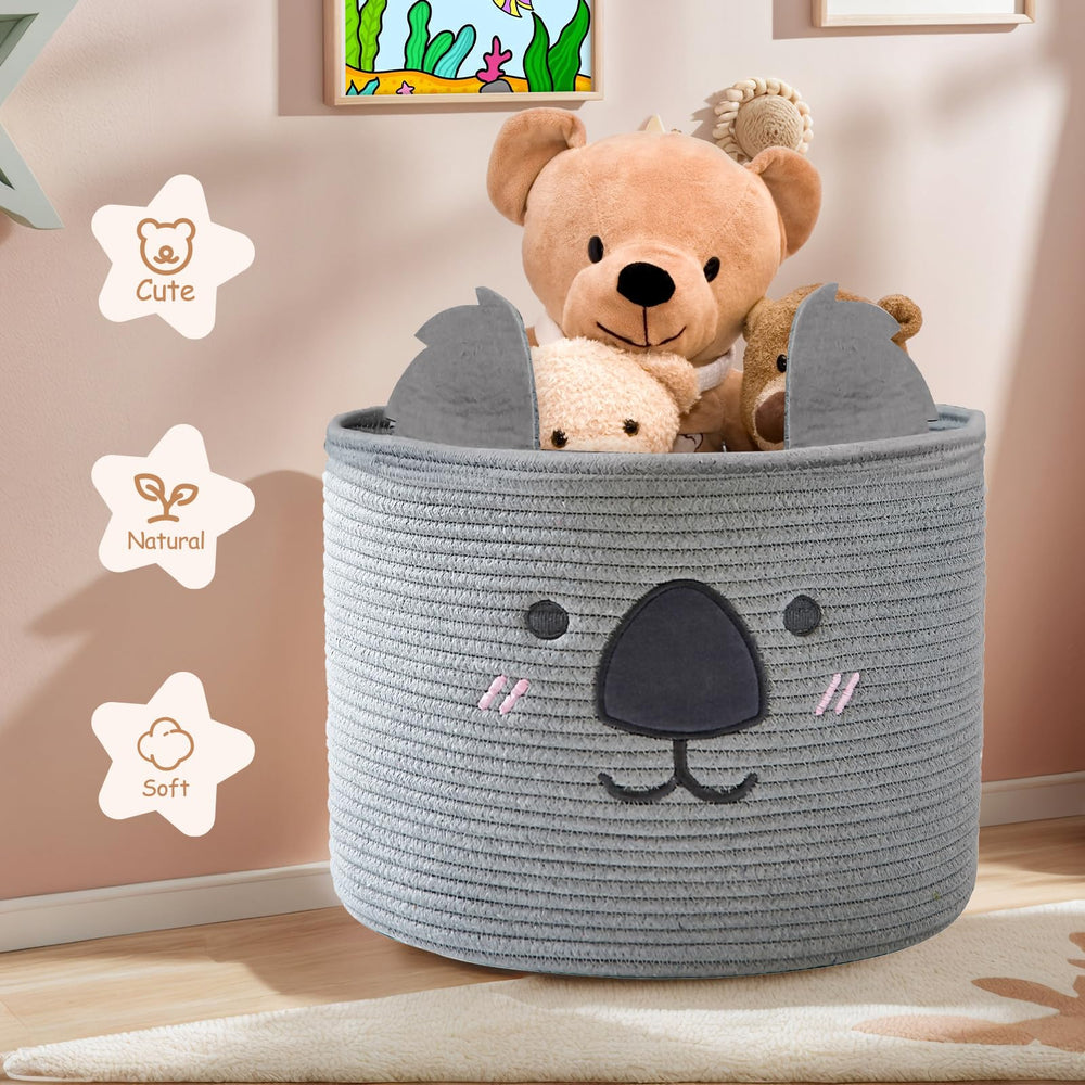 OMERAI baby toy storage in nursery decor keeps small items organized.