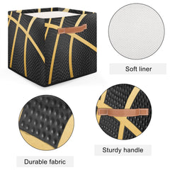 OMFUNS foldable cube storage saves space when not in use.