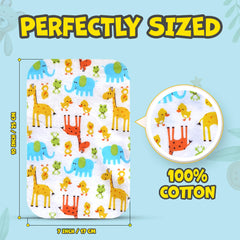 Omilion Baby Washcloth car-dog pattern for fun bath time messes