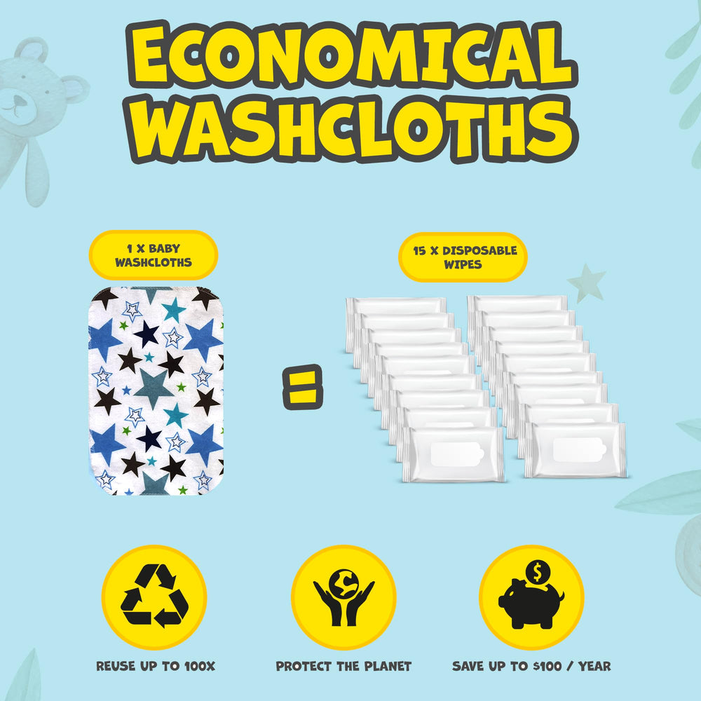 Omilion Baby Washcloth construction pattern for toddler baths