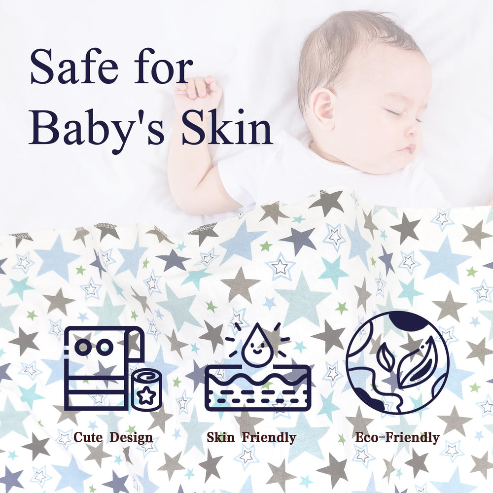 Omilion infant washcloths 30-pack gentle cleansing during bath time.