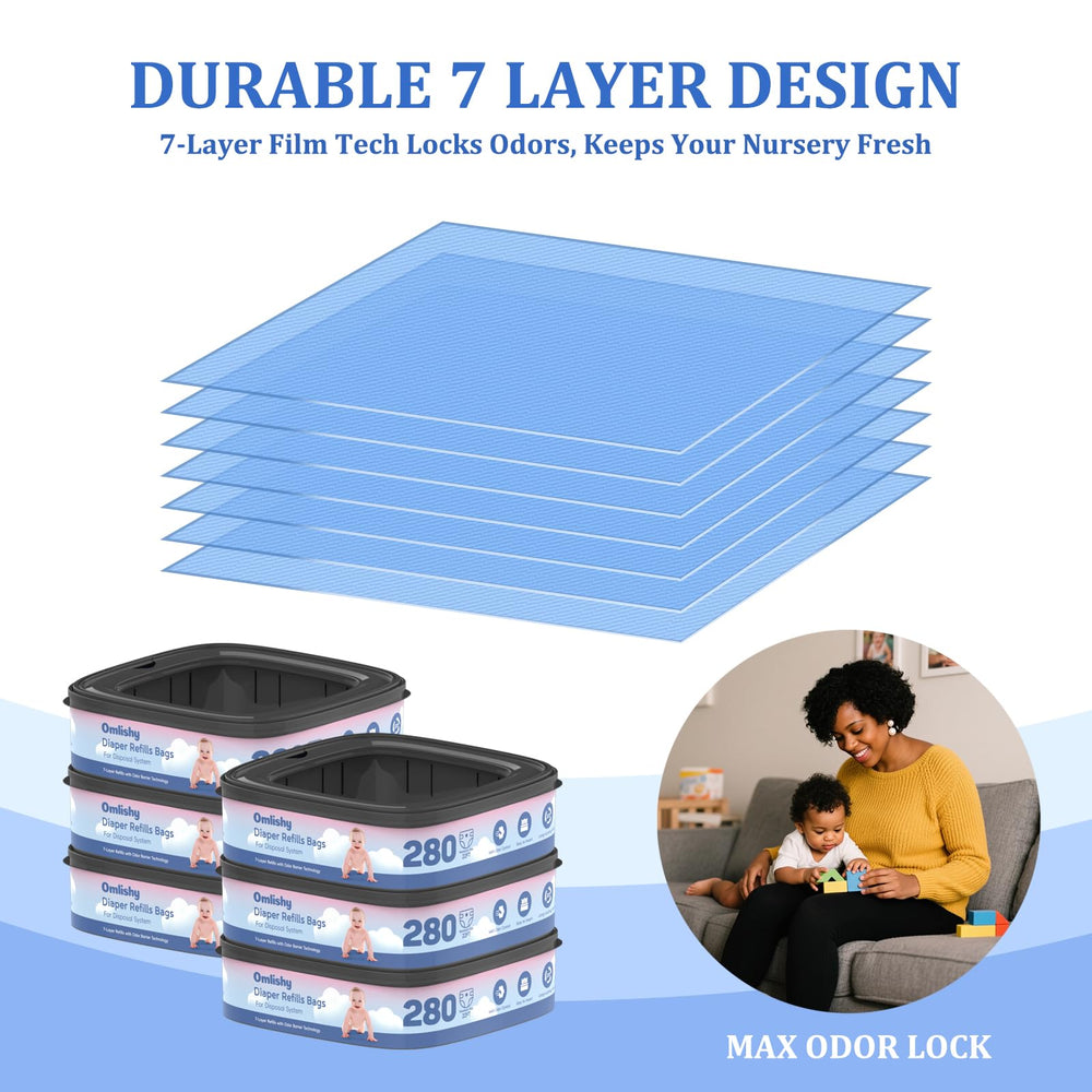 Omlishy EVOH 7-layer film emphasizes advanced odor control for a fresher nursery