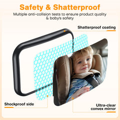 OMOTON shatterproof coating preserves clarity during road bumps