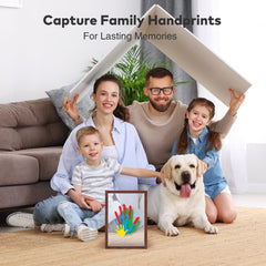 Omrhvi acrylic board clear view highlights vibrant handprints
