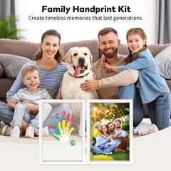 Omrhvi Family Handprint Kit color paints offer vibrant, safe art options
