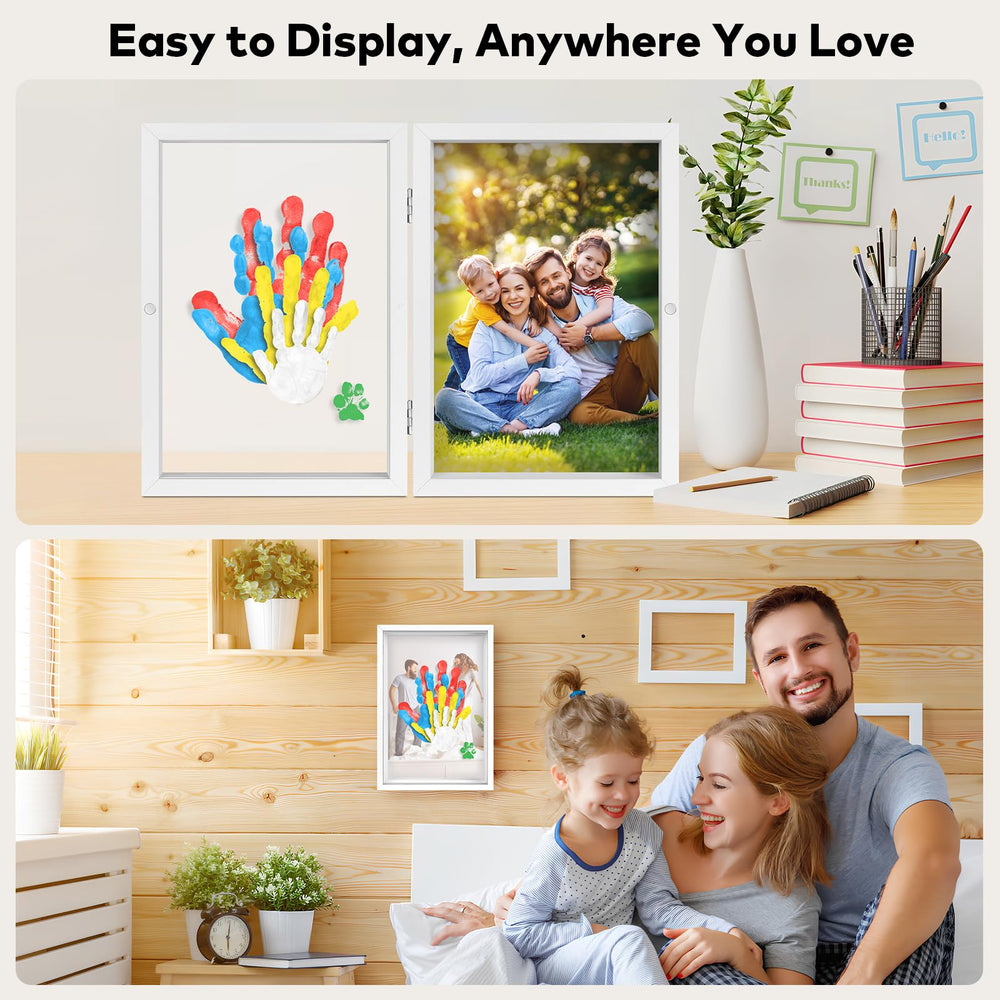 Omrhvi Family Handprint Kit dust-sticker protects the top groove