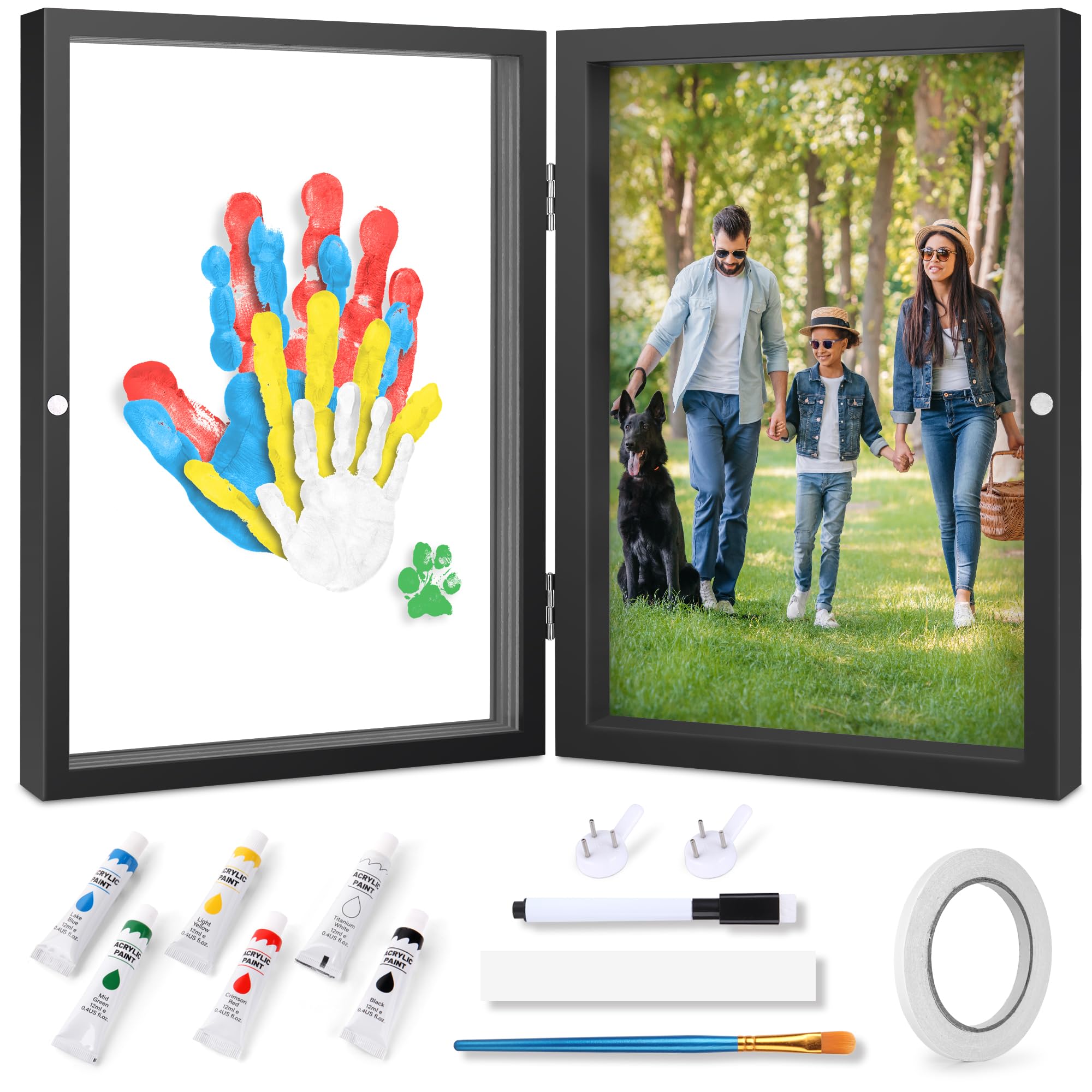 Omrhvi family handprint kit insert for timeless keepsake art.