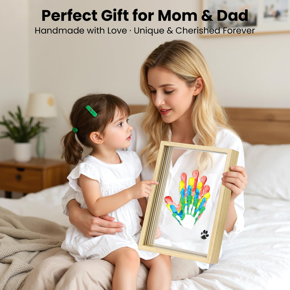 Omrhvi Gift-Ready Frame Display showing a presentable keepsake for Mother's Day or grandparents.