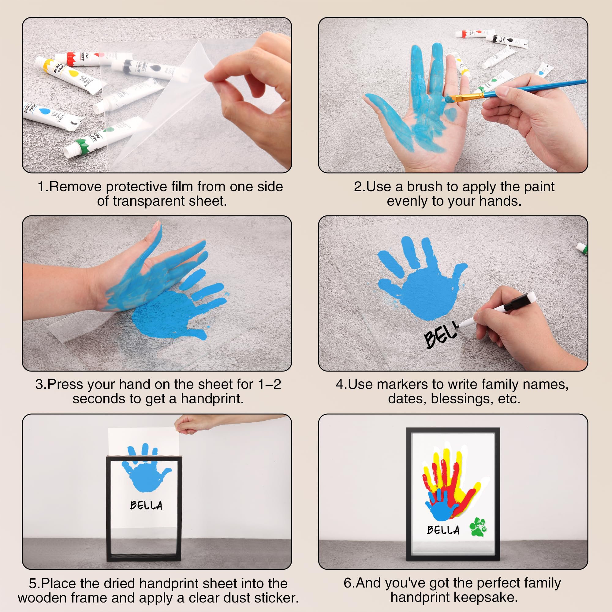 Omrhvi marker pen for labeling names and messages on prints
