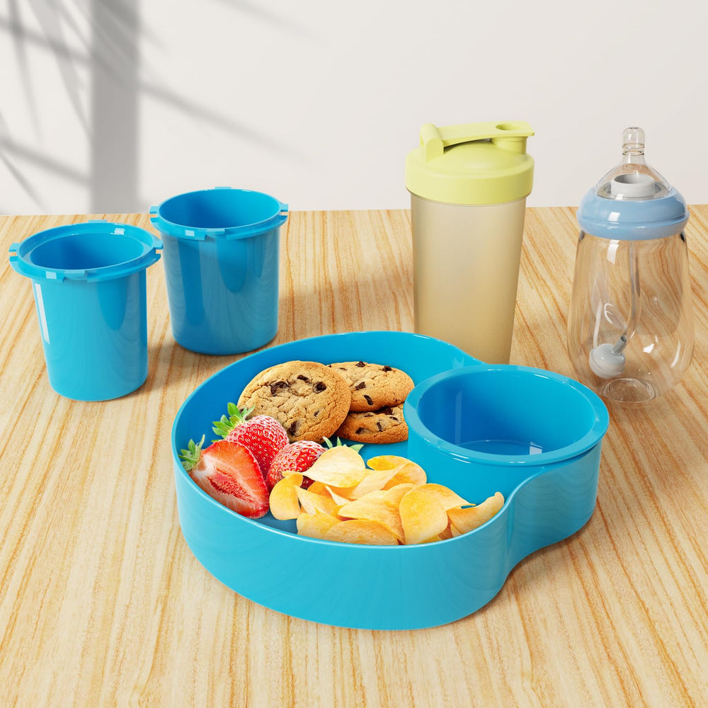 OMYPOTT car-seat tray easy-clean, dishwasher-safe surface for quick cleanup.