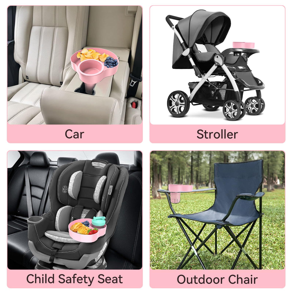 OMYPOTT portable tray-wide compatibility fits most car seats for versatile travel dining.