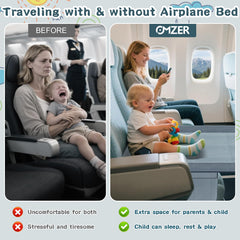 omzer Airplane Bed soft velvet fabric offers gentle touch for toddlers