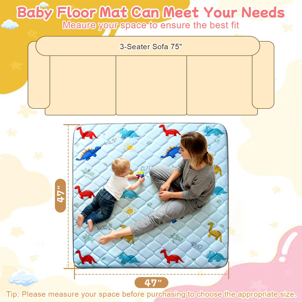 omzer baby play mat ideal for playpens and floor time