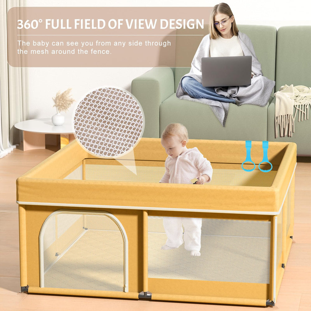 Omzer baby playpen carrying bag makes storage and travel easier