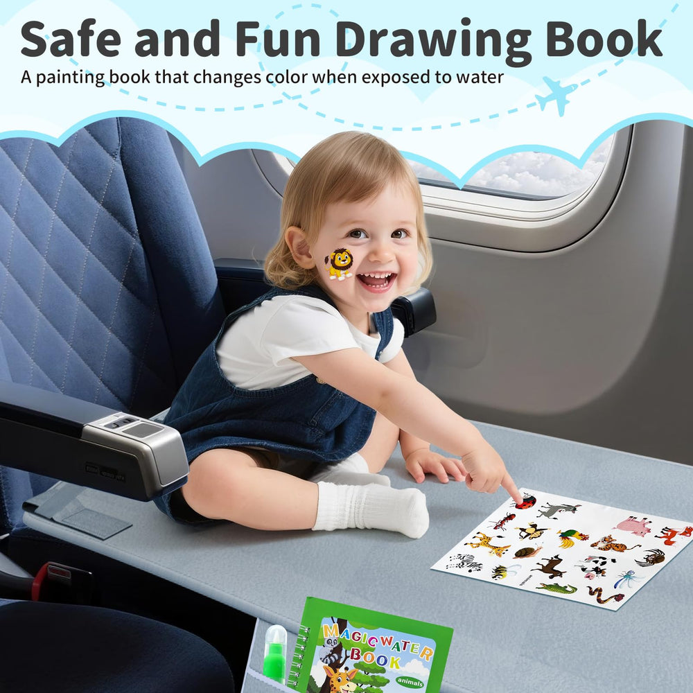 Omzer baby airplane bed anti-slip bottom prevents sliding for safer rest on planes
