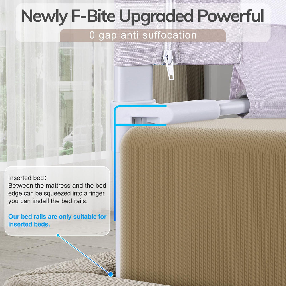 Omzer bed rail independent lifting lets toddlers climb in and out easily.