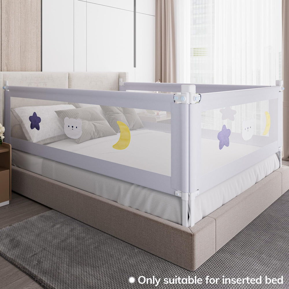 omzer bed rail machine washable fabric for easy cleaning