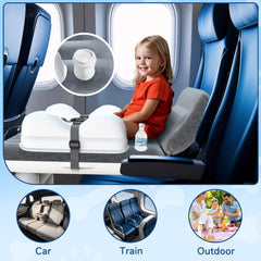 omzer travel bed folded compactly for easy packing