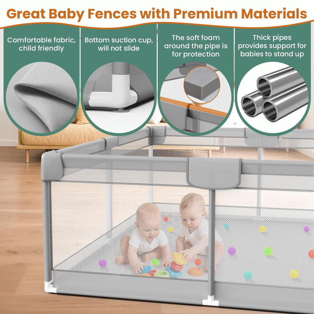 omzer playpen 50 ocean balls offer interactive sensory play options.