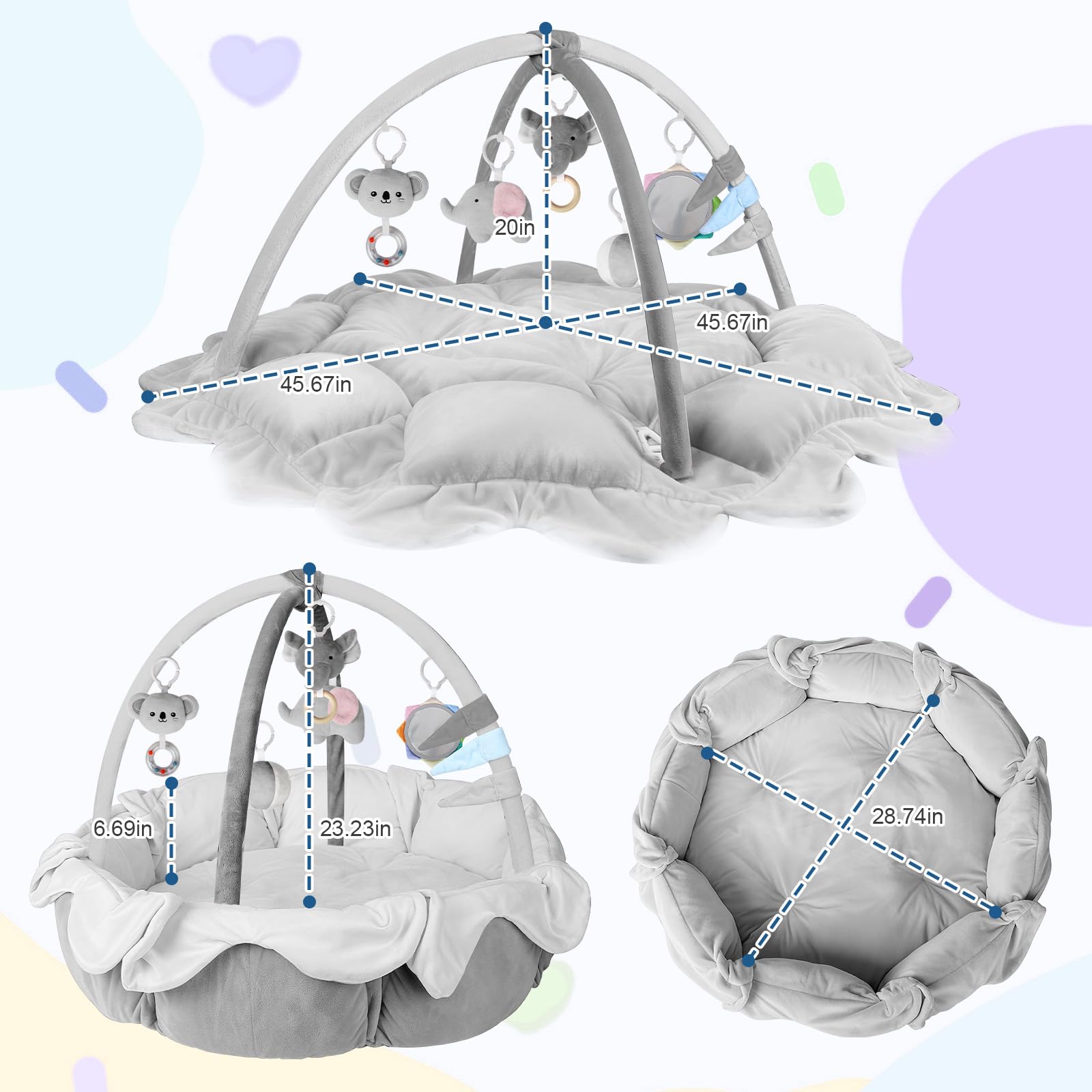 Omzer Plush gift-ready design makes a thoughtful baby shower or birthday gift.