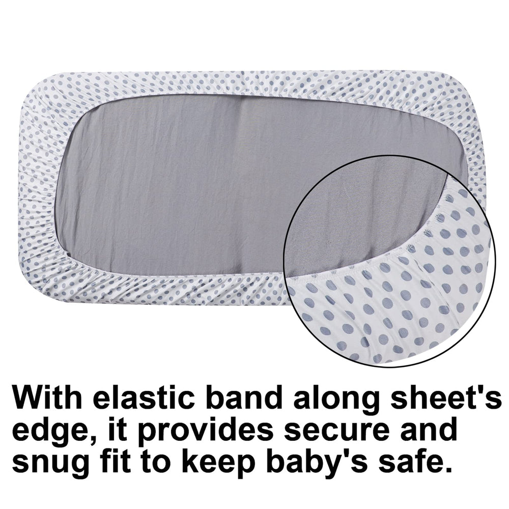 Onacosht bassinet 4-pack packaging; ready sheets for clean replacements