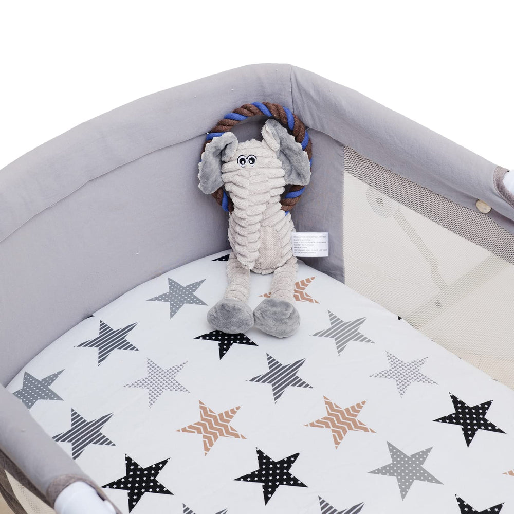 Onacosht bassinet sheet elastic band; snug fit resists slipping during sleep