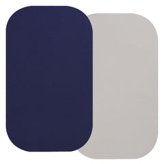 Onacosht bassinet sheets 2-pack jersey-knit closeup shows breathable organic cotton softness for baby sleep.