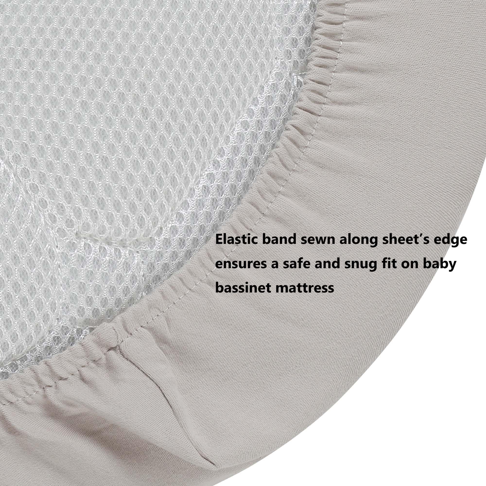 Onacosht navy color fabric closeup conveys stylish nursery styling and baby-soft comfort.