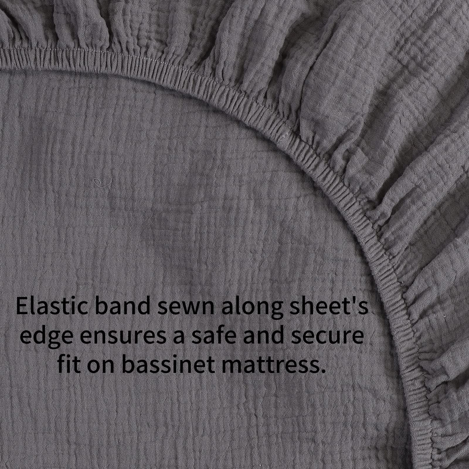 Onacosht muslin sheets compatible with AMKE, MiClassic and other bassinets