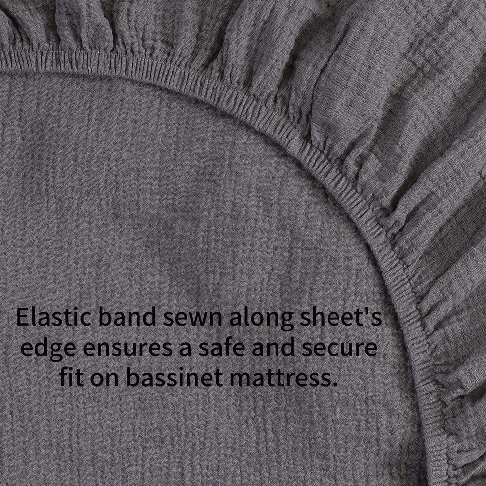 Onacosht muslin sheets compatible with AMKE, MiClassic and other bassinets