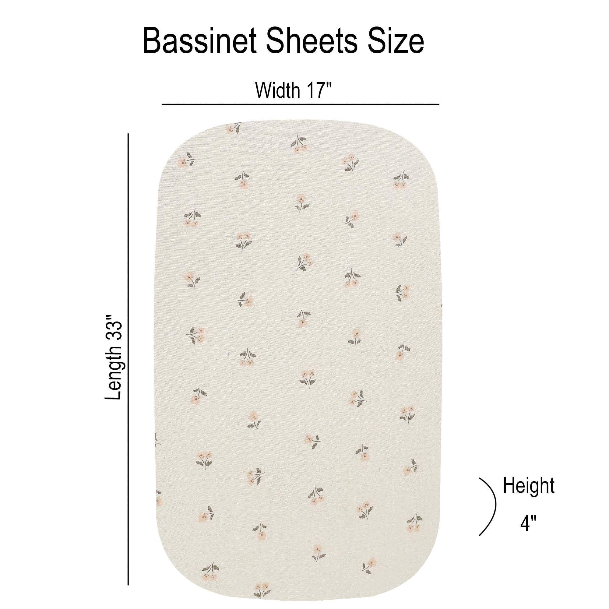 Onacosht deep-pocket design keeps sheet snug on standard bassinets.