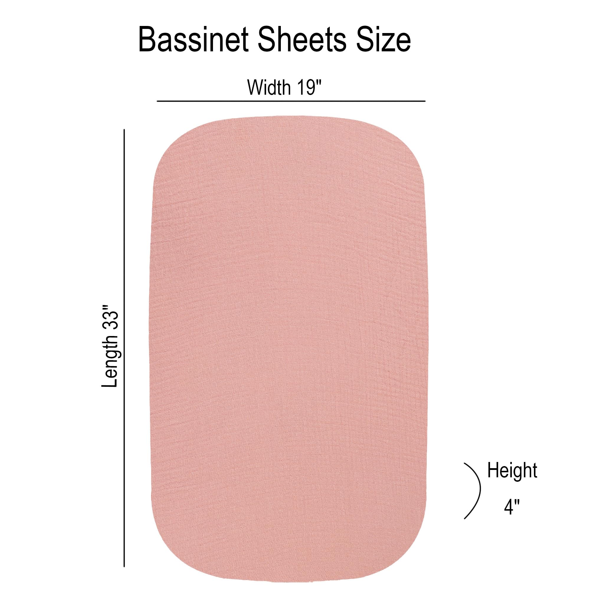 Onacosht muslin bassinet sheets prewashed softness closeup emphasizing soft touch for sensitive newborn skin