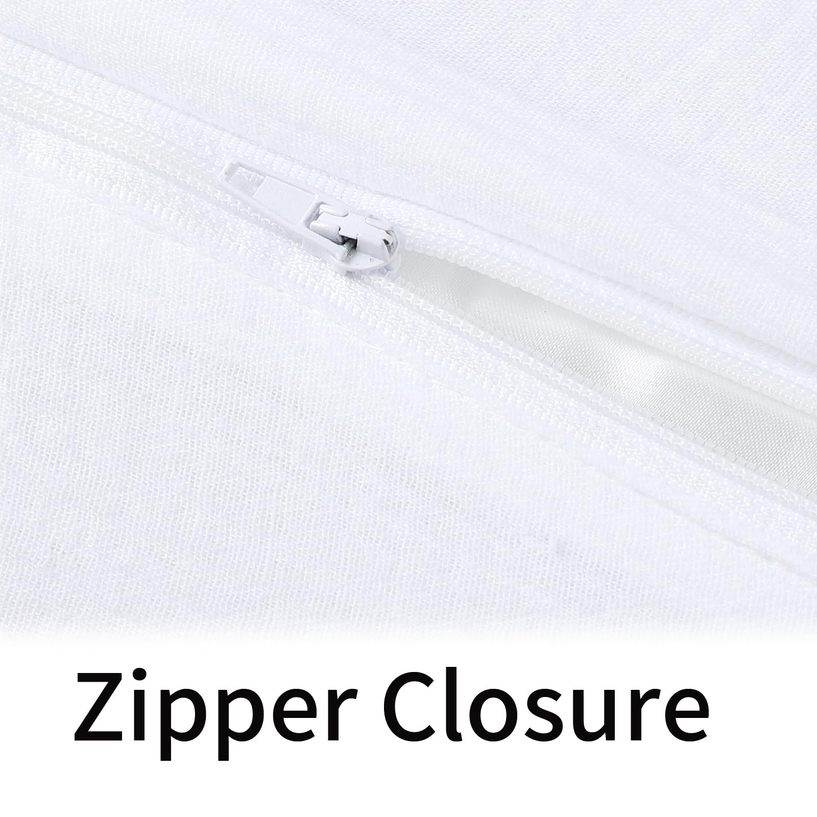 Onacosht muslin pillow cover back opening enables quick on/off during busy feeds.