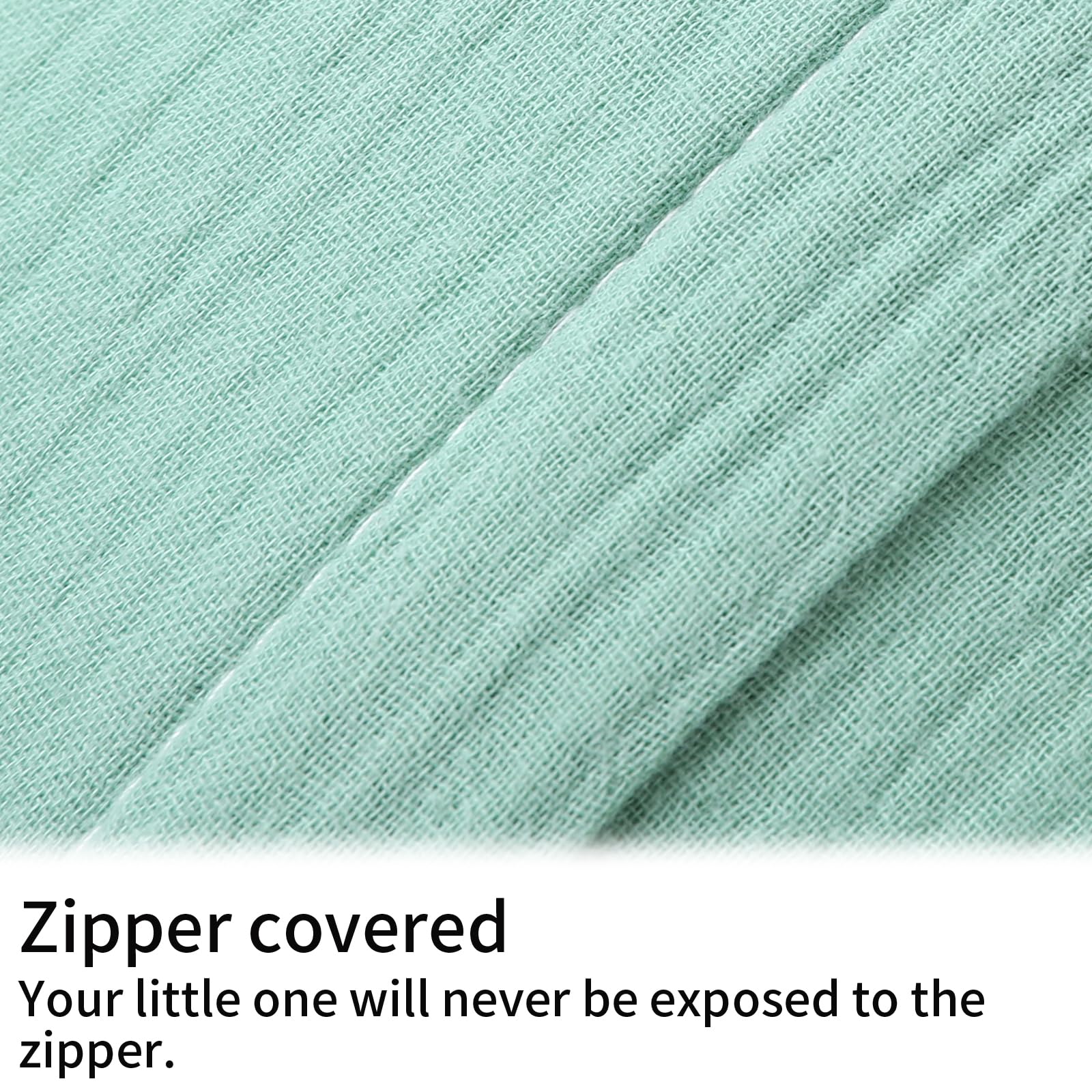 Onacosht muslin nursing pillow cover back opening for quick insertion