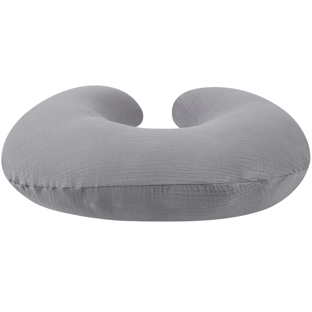 Onacosht muslin cover gray durable seams ensure longevity.