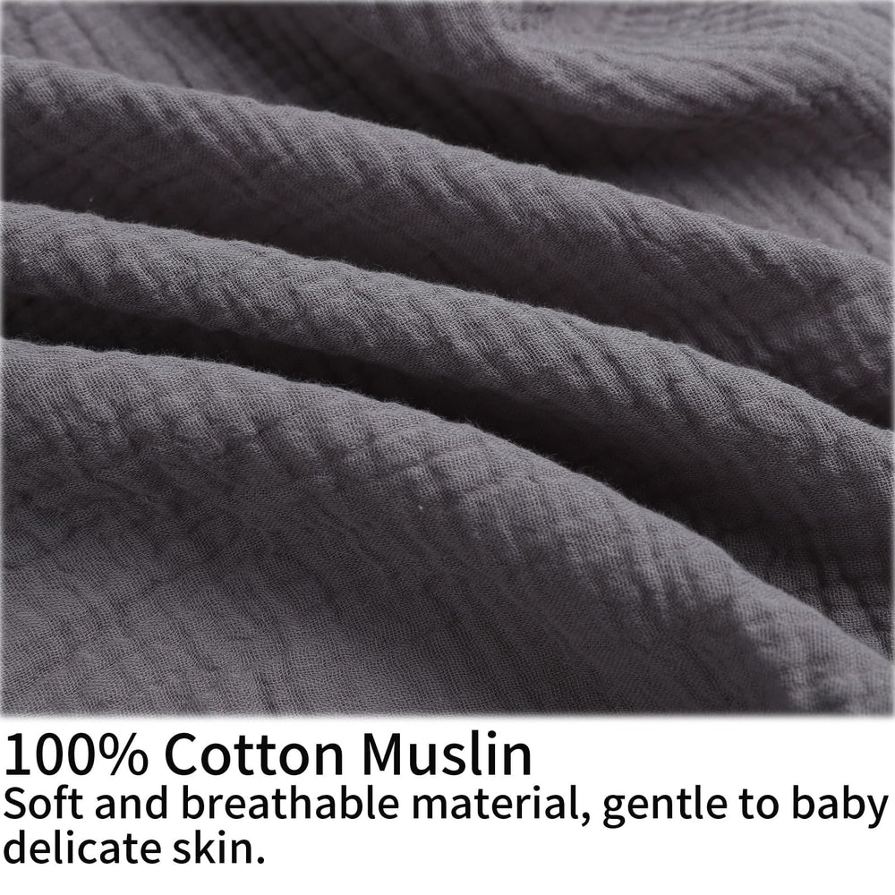 Onacosht pillow cover gray close-up highlights pre-washed softness ideal for sensitive skin.