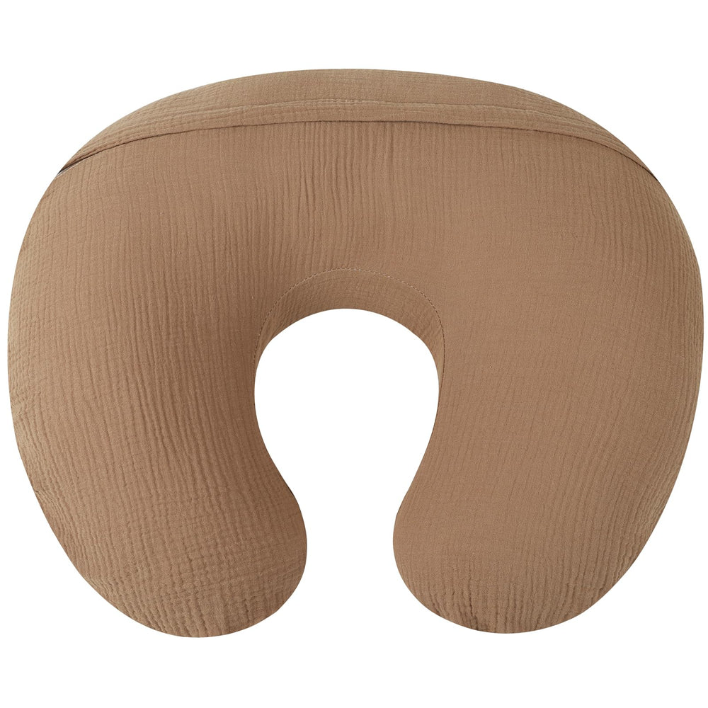 Onacosht muslin nursing pillow cover hidden zipper closure for safe use