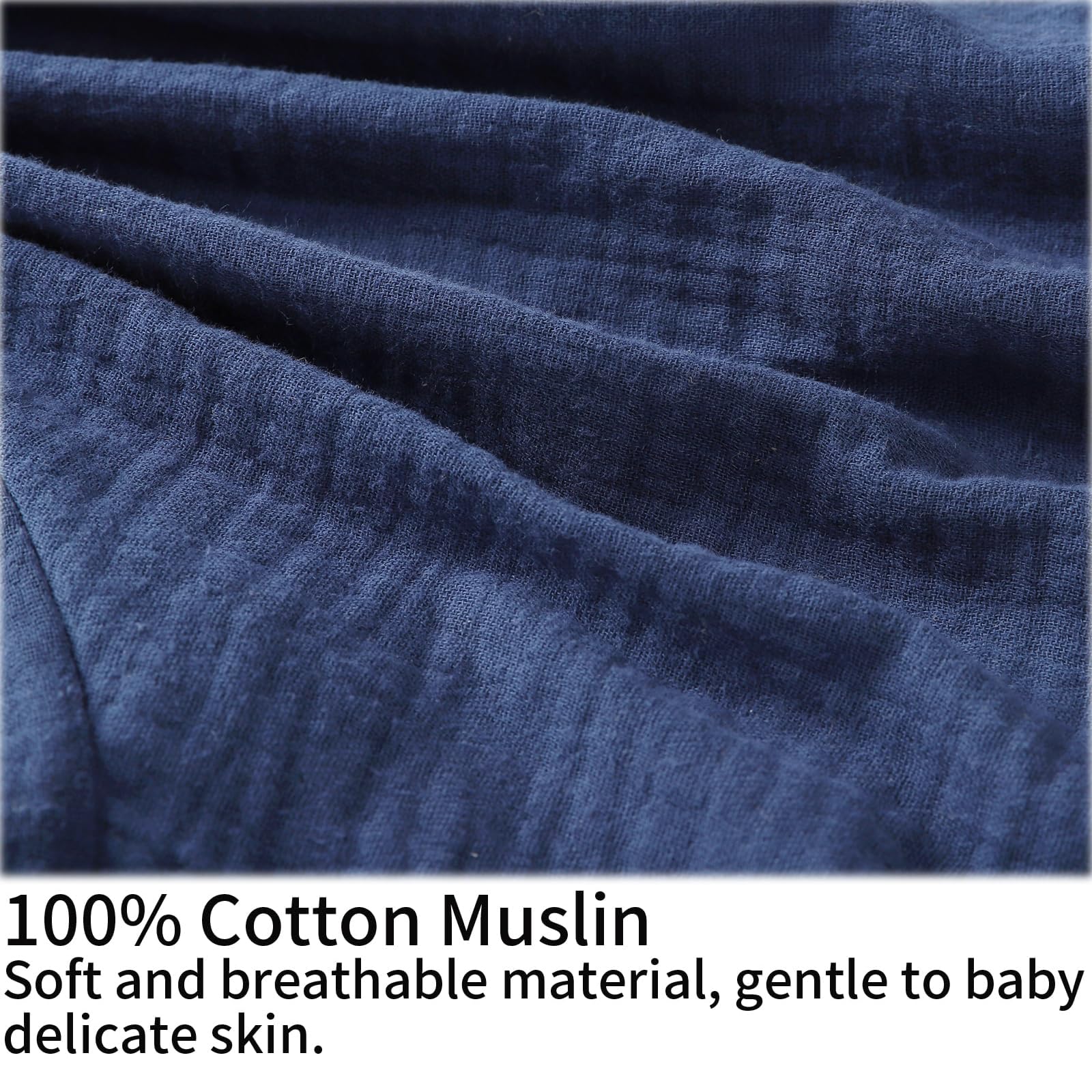Onacosht muslin nursing pillow cover open-back design for easy on and off.