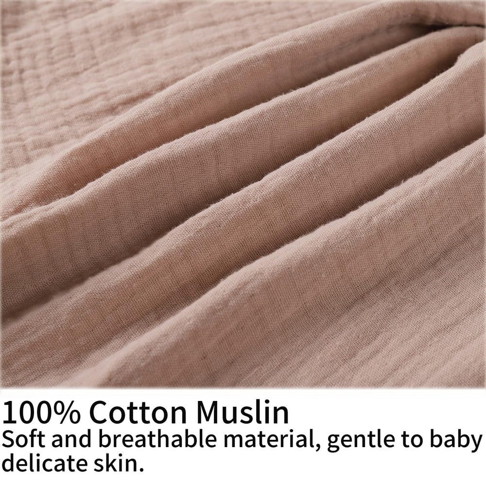 Onacosht muslin nursing pillow cover open weave breathable fabric.