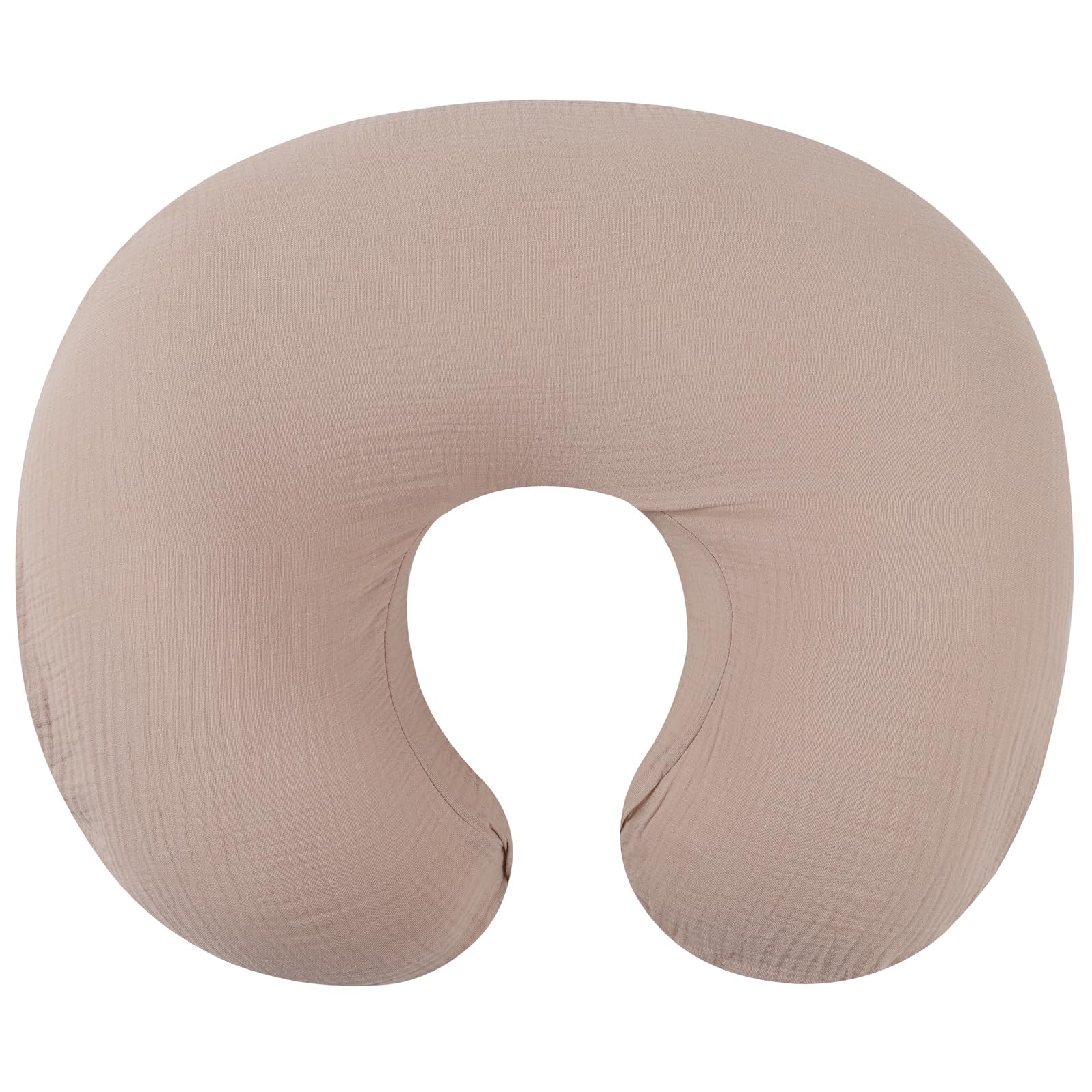 Onacosht muslin nursing pillow cover soft surface for baby comfort.
