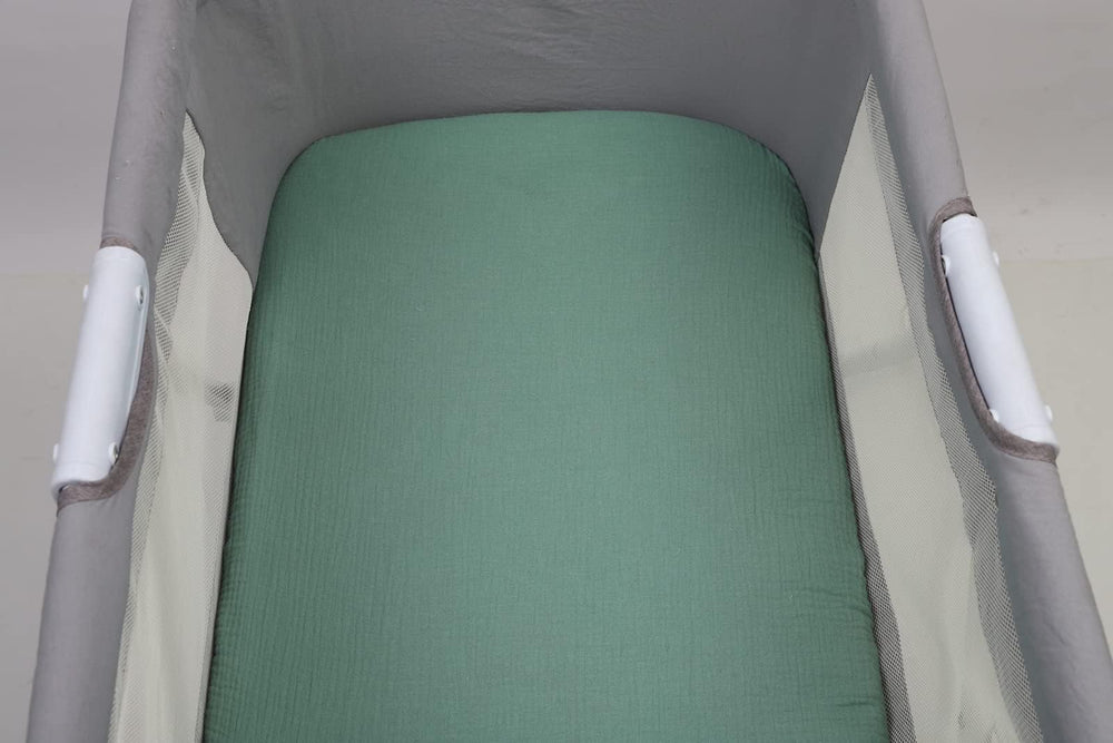 Onacosht two-pack in green and grey complements nursery decor and newborn comfort.